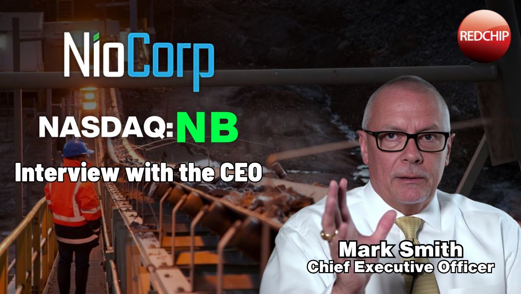 NioCorp’s Mark Smith to Appear On Bloomberg TV on Saturday, August 30, at 7 PM ET