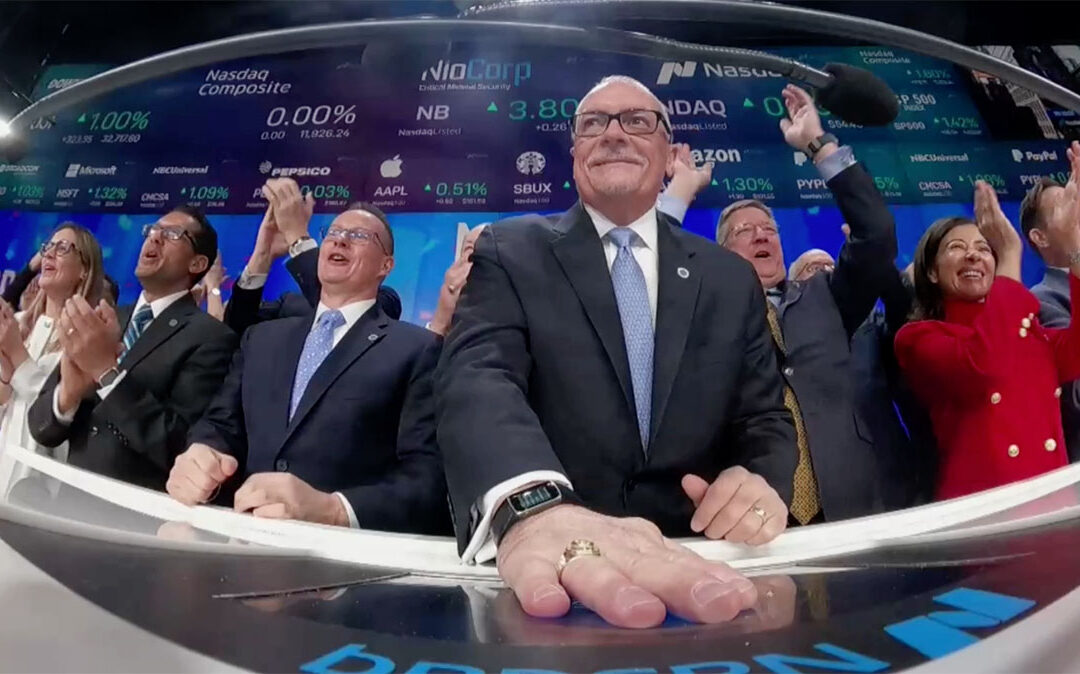 NioCorp Ringing Opening Bell on Nasdaq