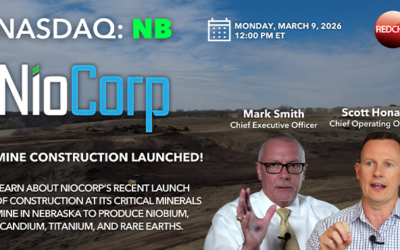NioCorp to Host Live Webinar on Construction of  Elk Creek Critical Minerals Project Mine Portal